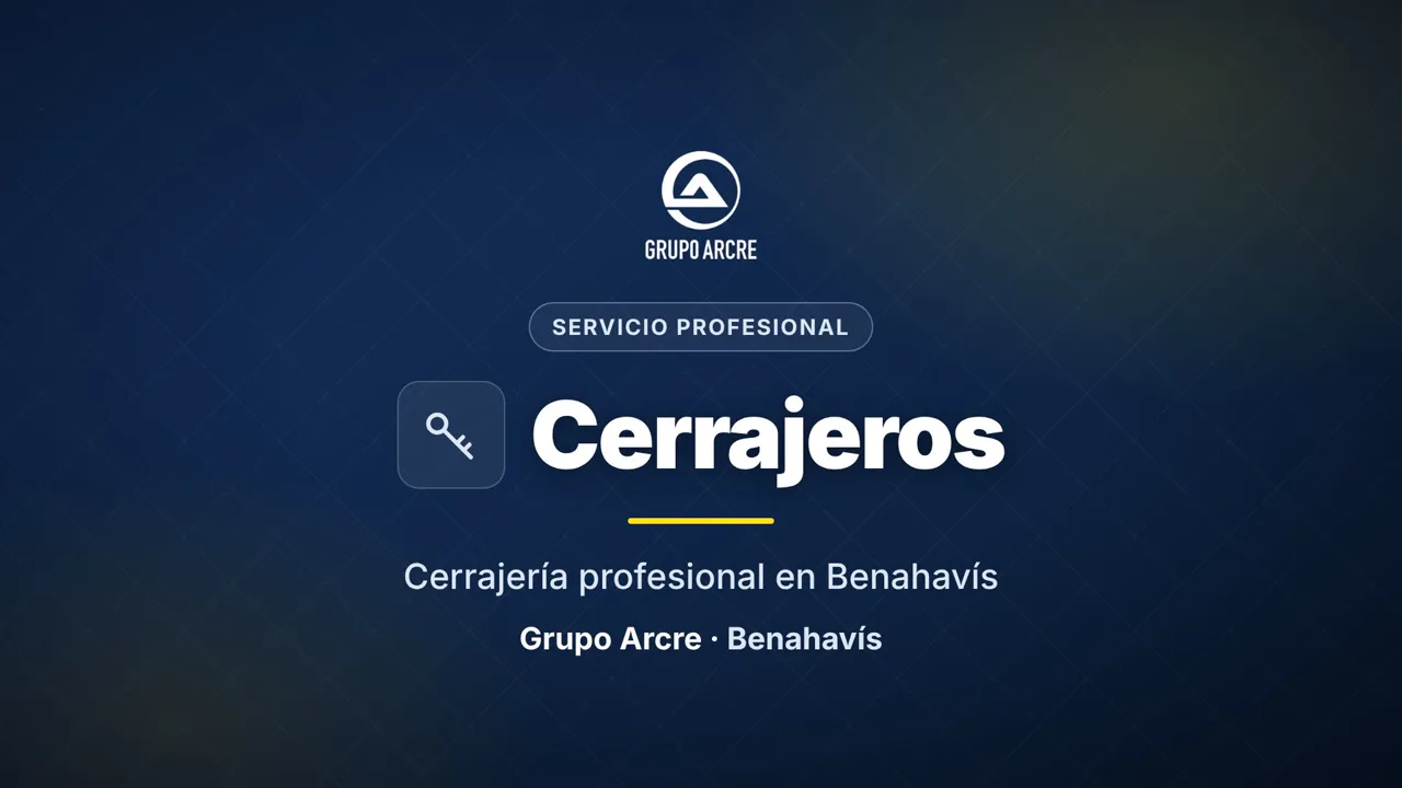 Cerrajería profesional en Benahavís